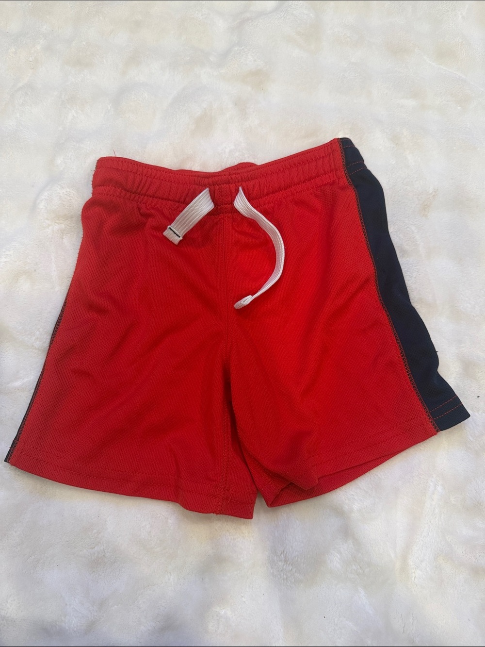 Carter's Red Kids Shorts with Black Side Accent